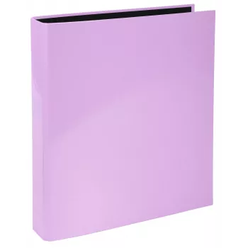 Exacompta Aquarel ring binder A4, coated cardboard, 25 mm rings, 40 mm spine, mauve (54565E)