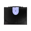Exacompta 55934E Polypropylene Document Folder A4 Black 25 mm Capacity Elastic Band