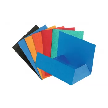 Exacompta 56400E A4 Multicoloured Index - 200 Sheets, 250x320 mm, 100% Recycled Cardboard, Universal Punched, Blue Angel Certified