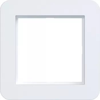 HAGER WAD7100WM Cover Frame 1-Gang C.1 Light White Matt