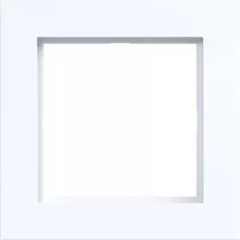 Hager WAD6100WG Cover Frame 1-Gang A.1 Light White Glossy