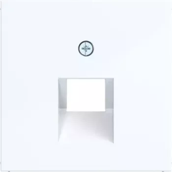 Hager kallysto.pur central plate Ax/Cx light white glossy WAF1107WG