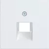 Hager central plate AX/CX light white WAF1107WM