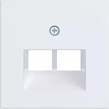 Hager Central Plate Ax/Cx Light White Matt WAF1108WM