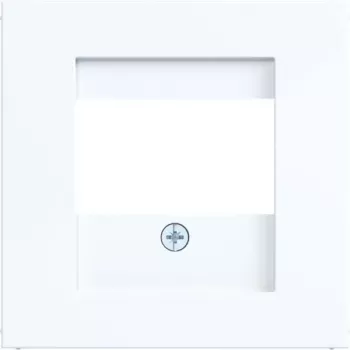 Hager central plate A.x/C.x light white glossy WAF1104WG