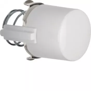 Hager WTF5285WG Push-Button Cover for Illuminated Push-Button and Light Signal E10 1930/Glass