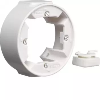 Hager WTD3110WG surface-mounted frame 1-Gang 1930 series polar white glossy