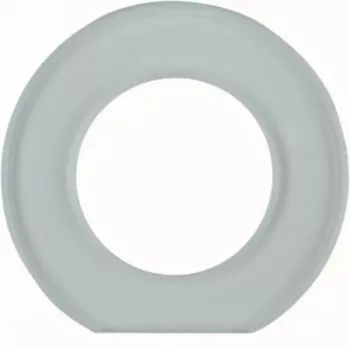 Hager Serie Glas 1-Gang glass cover frame clear WTD7171GT