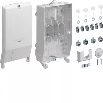 HAGER ZAN334C House Connection Box K3 250A IP54 RAL7035