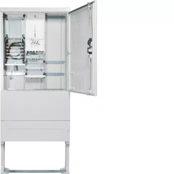 Hager ZAS207BD15A Meter Connection Column 207 Base 1 Metre 3 Fuses 5-Pole + APZ