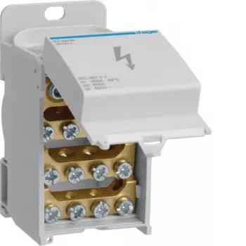 Hager Distribution Block 250A 1-Pole KJ02AN 1x35-120/1x1.5-50/4x1.5-16/8x2.5