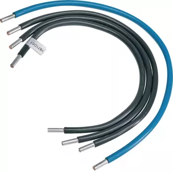 Hager Connection Cable Set for 1-row Mounting Plate 4-Pole Y871DS1 16mm² bottom 1+2 right