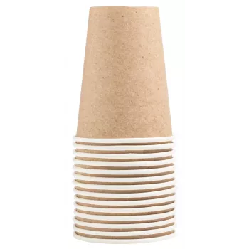 PROnappe 15 Paper Cups 200 ml, Kraft (89109I)