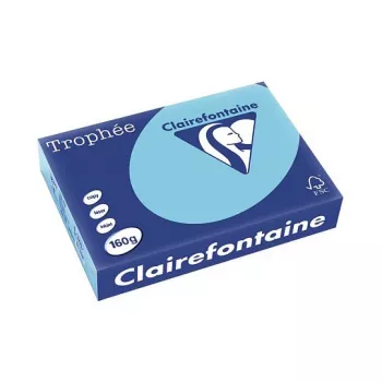 Clairefontaine Trophee Pastel A4 Copy Paper 160 g/m² 250 Sheets Alize Blue