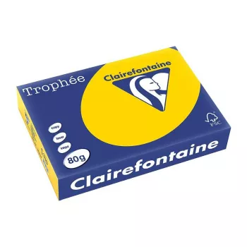Clairefontaine Trophee Pastel Copy Paper A4 80 g/m² 500 Sheets Golden Yellow