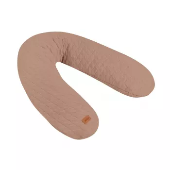 Beaba Big Flopsy Nursing and Pregnancy Pillow Fleur de Coton Cacao