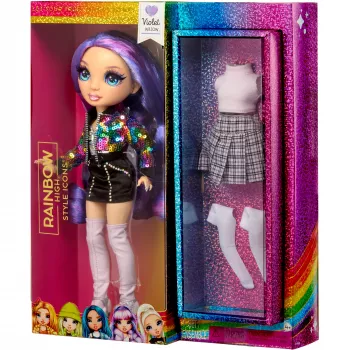 MGA Rainbow High Style Icons Doll – Violet