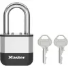 Master Lock Elite 52mm Solid Brass Padlock with 38mm Hardened Steel Shackle, 5-Pin Cylinder, Keyed to Differ, incl. 2 Keys