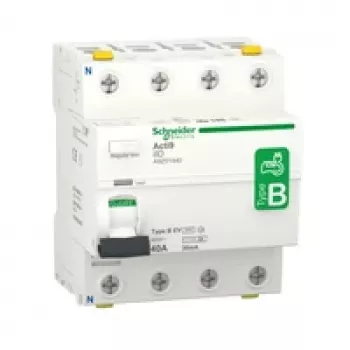 Schneider Electric A9Z51440 residual current device 4P 40A Type B-EV for electric vehicle charging stations