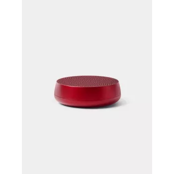 Lexon Mino+ L Portable Bluetooth Speaker, Aluminium, Red