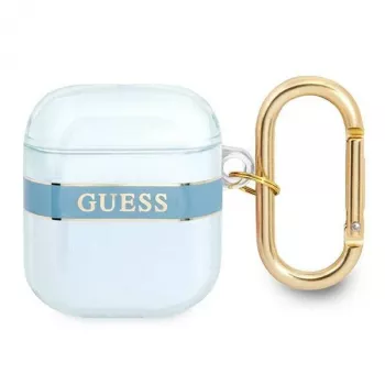 Guess GUA2HHTSB AirPods 1/2 Case Blue Strap Collection