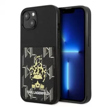 Karl Lagerfeld KF001284 Karlimals Card Slot Hard Case for iPhone 13/14/15 6.1 inch Black