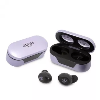 Guess GUTWST31EU True Wireless Stereo Bluetooth 5.3 Earphones with Charging Case - Purple