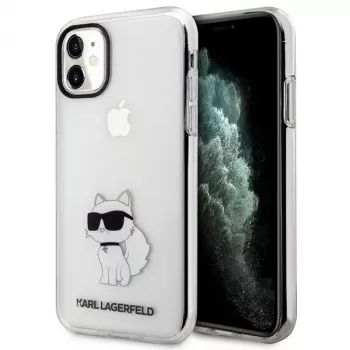 Karl Lagerfeld Ikonik Choupette Hard Case for Apple iPhone 11 / XR 6.1 inch Transparent