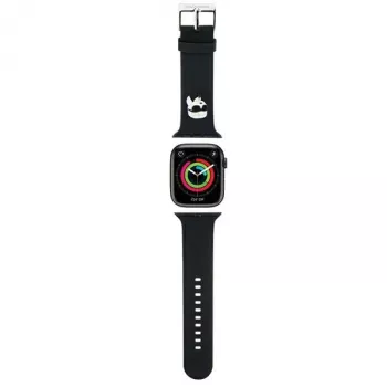 Karl Lagerfeld 3D Rubber Karl Head Armband for Apple Watch 38/40/41mm Black