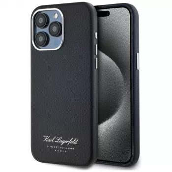 Karl Lagerfeld Hotel RSG Case for Apple iPhone 15 Pro, Black