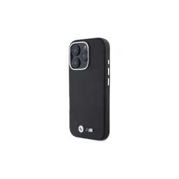 BMW M Edition Kevlar Wrapped Metal Hard Case for Apple iPhone 16 Pro Max 6.9 inch - Black