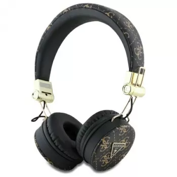 Guess 4G Triangle Round Shape Wireless Headphones, Bluetooth, ENC, Black