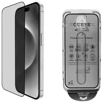 Guess GUTGP16SBOKGCIP iPhone 16 6.1 inch Privacy Screen Protector 2.5D Outline - Tempered Glass