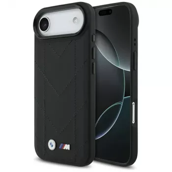 BMW M Quilted Logo MagSafe Case for Apple iPhone Air, Black