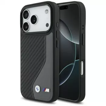 BMW M Carbon Logo MagSafe Case for iPhone 17 Pro Anthracite