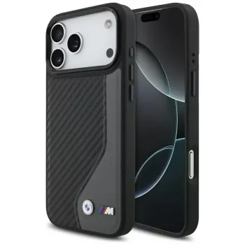 BMW M Carbon Logo MagSafe Case for Apple iPhone 17 Pro Max Anthracite
