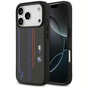 BMW M Kevlar Lines & Logo MagSafe Case for iPhone 17 Pro Black