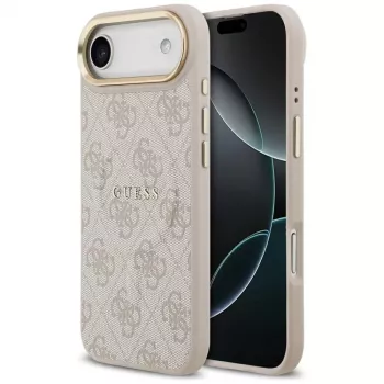 Guess 4G PU Classic Logo MagSafe Case for iPhone Air Pink