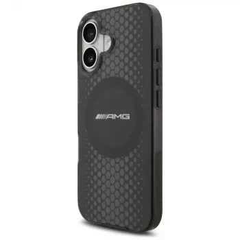 MERCEDES AMG Double Layer Transparent Graphics MagSafe Case for iPhone 17 Black