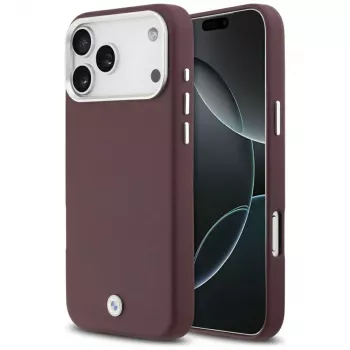 BMW Sign Full Wrapped Metal MagSafe Case for iPhone 17 Pro Max, Red