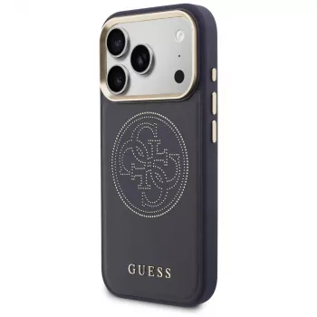 Guess Perforated 4G MagSafe Case for iPhone 17 Pro Max, Blue