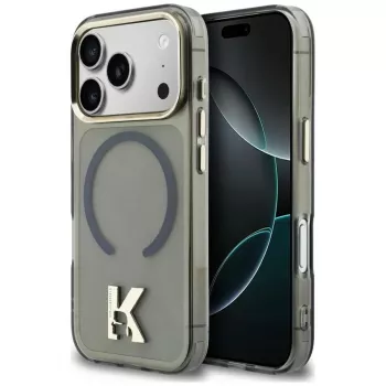 KARL LAGERFELD IML K Head Logo MagSafe Case for Apple iPhone 17 Pro Max, Black