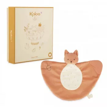 Kaloo Plume Grignoti Squirrel Comforter with Silicone Teether, 23 cm