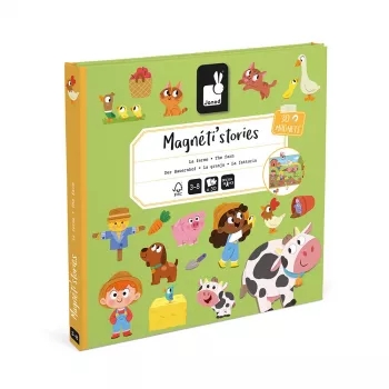 Janod Magneti'stories Farm Magnetic Story Set