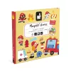 Janod Magneti'stories Fire Brigade Magnetic Story Set - 30 Pieces