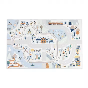 Janod Cross Roads Mountains Play Mat with Road