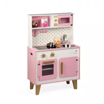 Janod Candy Chic Large Wooden Play Kitchen with Sound