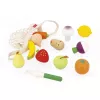 Janod Shiny Grandma Wooden Play Food Set in Mesh Bag, 12 Pieces