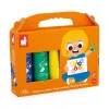 JANOD Finger Paints 5 Colours 400 ml Water-Based Non-Toxic Washable Art Paint for Toddlers from 18 Months