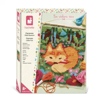 Janod Creative Sticker Kit Canvas Fox 8+